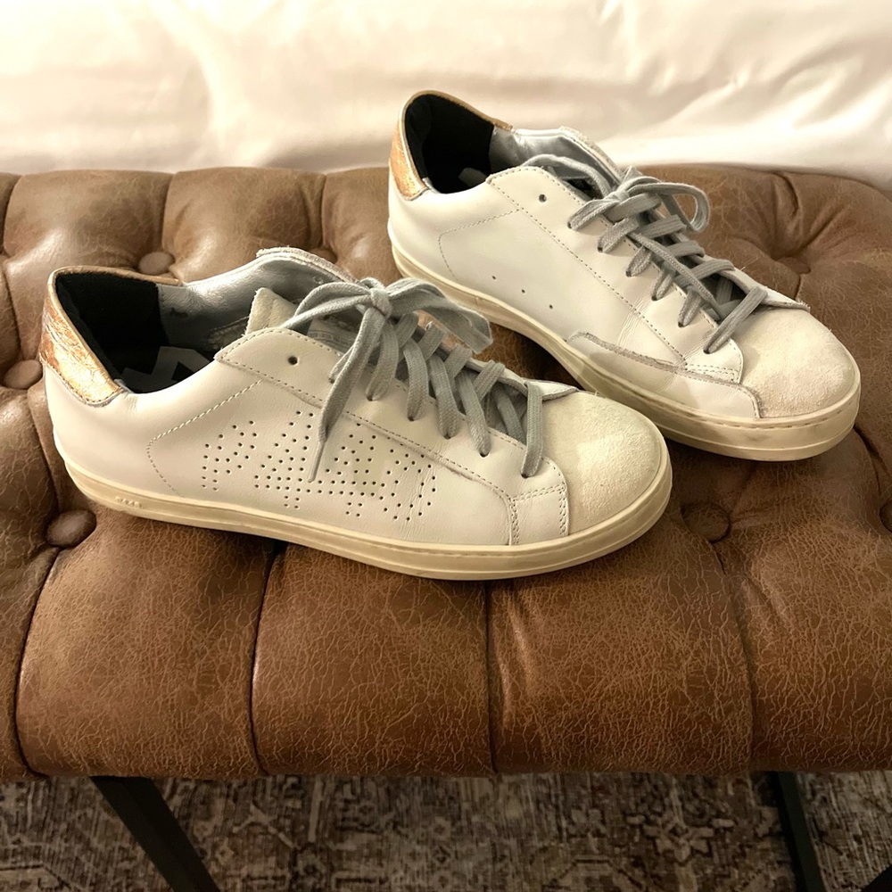 P448 Women’s John White/Copper Sneakers Size 38